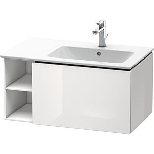 Duravit L-Cube Waschtisch-Unterschrank LC619202222 82x48,1x40cm, 1 Auszug, Becken rechts, weiß hochglanz