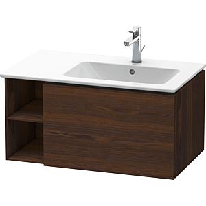 Meuble sous-vasque Duravit L-Cube LC619206969 82x48,1x40cm, 1 tiroir, vasque à droite, noyer brossé