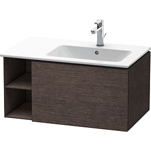 Duravit L-Cube Waschtisch-Unterschrank LC619207272 82x48,1x40cm, 1 Auszug, Becken rechts, eiche dunkel gebürstet