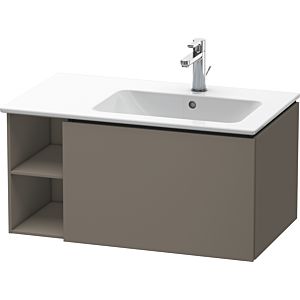 Duravit L-Cube Waschtisch-Unterschrank LC619209090 82x48,1x40cm, 1 Auszug, Becken rechts, flannel grey seidenmatt