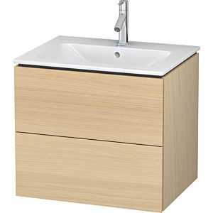 Duravit L-Cube Waschtischunterbau LC624007171 Mediterrane Eiche, 62x55,5x48,1cm, 2 Schubladen