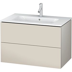 L-Cube Duravit vasque LC624109191 82 x 48, 2000 cm, taupe mat, 2 tiroirs, suspendu