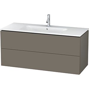 Duravit L-Cube Duravit L-Cube LC624309090 Flannel Grey Seidenmatt , 122x55x48.1cm, 2 pull- Flannel Grey Seidenmatt
