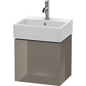 Duravit L-Cube vanity unit LC6245L8989 43.4x34.1x40cm, wall-hung, door on the left, flannel gray high gloss