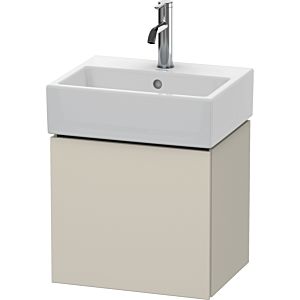 L-Cube Duravit vasque LC6245L9191 43,4x34,1x40cm, suspendu, porte à gauche, taupe mat