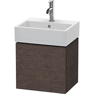 L-Cube Duravit vasque LC6245R7272 43,4x34,1x40cm, suspendu, porte à droite, chêne foncé brossé