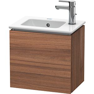 L-Cube Duravit vasque LC6272L7979 42x29,4x40cm, suspendu, porte à gauche, noyer naturel