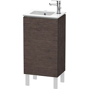L-Cube Duravit vasque LC6273L7272 42x29,4x70,4cm, debout, porte à gauche, chêne foncé brossé