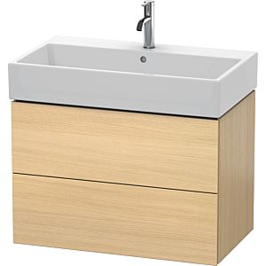 L-Cube Duravit vasque LC627707171 78,4x 45,9 cm, chêne méditerranéen, 2 tiroirs, suspendu