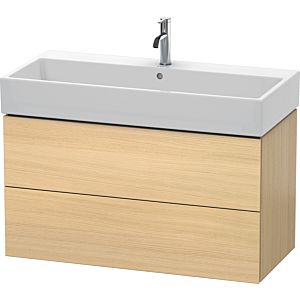Duravit L-Cube Waschtisch-Unterschrank LC627807171 98,4x 45,9 cm, mediterane eiche, 2 Schubkästen, wandhängend