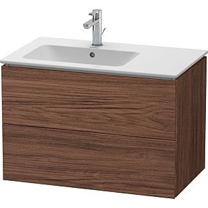 Duravit L-Cube vanity unit LC629102121 82x48.1x55cm, 2 drawers, basin left, dark walnut