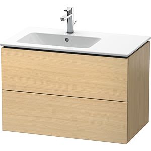 Duravit L-Cube meuble sous-vasque LC629107171 82x48,1x55cm, 2 tiroirs, vasque à gauche, chêne méditerranéen
