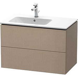 Duravit L-Cube Waschtisch-Unterschrank LC629107575 82x48,1x55cm, 2 Schubkästen, Becken links, leinen