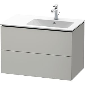 Duravit L-Cube vanity unit LC629200707 82x48.1x55cm, 2 drawers, basin on the right, concrete gray matt