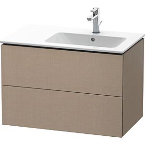 Duravit L-Cube vanity unit LC629207575 82x48.1x55cm, 2 drawers, basin on the right, linen