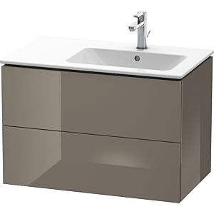 Duravit L-Cube vanity unit LC629208989 82x48.1x55cm, 2 drawers, basin on the right, flannel gray high gloss