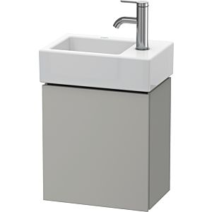 Duravit L-Cube vanity unit LC6293R0707 36.4x24.1x40cm, wall-hung, door on the right, concrete gray matt