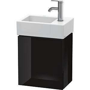 Duravit L-Cube Waschtisch-Unterschrank LC6293R4040 36,4x24,1x40cm, wandhängend, Tür rechts, schwarz hochglanz