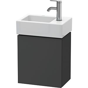 Duravit L-Cube vanity unit LC6293R4949 36.4x24.1x40cm, wall-hung, door on the right, graphite matt