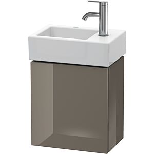Duravit L-Cube Waschtisch-Unterschrank LC6293R8989 36,4x24,1x40cm, wandhängend, Tür rechts, flannel grey hochglanz
