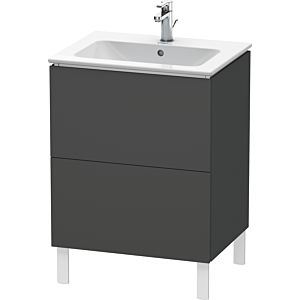 L-Cube Duravit vasque LC662504949 62 x 48, match2 cm, graphite mat, 2 2000