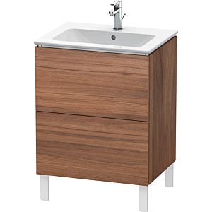 Duravit L-Cube vanity unit LC662507979 62 x 48, 2000 cm, natural walnut, 2 pull-outs, standing
