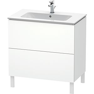 Duravit L-Cube Waschtisch-Unterschrank LC662601818 82 x 48,1 cm, weiß matt, 2 Auszüge, stehend
