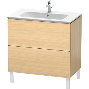 Duravit L-Cube Waschtisch-Unterschrank LC662607171 82 x 48,1 cm, mediterane eiche, 2 Auszüge, stehend