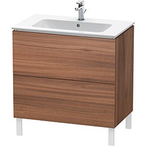 Duravit L-Cube Waschtisch-Unterschrank LC662607979 82 x 48,1 cm, nussbaum natur, 2 Auszüge, stehend