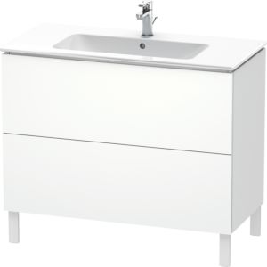 L-Cube Duravit vasque LC662701818 102 x 48, 2000 cm, match2 mat, 2 blanc