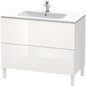 Duravit L-Cube vanity unit LC662702222 102 x 48, match2 cm, white high gloss, 2 2000