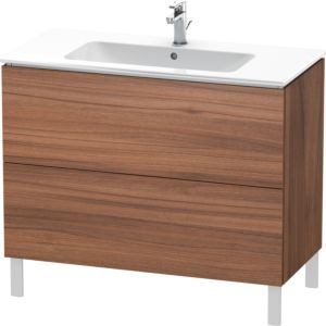 Duravit L-Cube Waschtisch-Unterschrank LC662707979 102 x 48,1 cm, nussbaum natur, 2 Auszüge, stehend