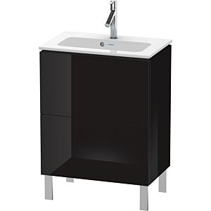 Duravit L-Cube vanity unit LC667304040 62 x 39, match2 cm, black high gloss, 2 2000