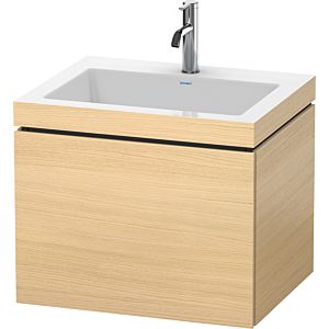 Duravit L-Cube Waschtisch-Unterschrank LC6916O7171 60 x48 cm, 1 Hahnloch, mediterane eiche, 1 Auszug