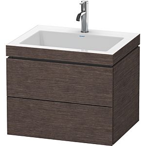 L-Cube Duravit vasque LC6926O7272 60 x48 cm, 2000 , chêne foncé brossé, 2 tiroirs