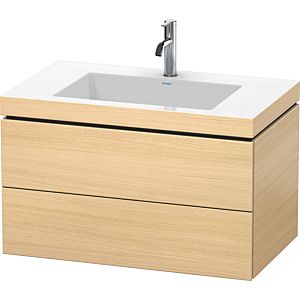 L-Cube Duravit vasque LC6927O7171 80 x 48 cm, 2000 , chêne méditerranéen, 2 tiroirs