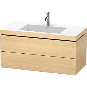 L-Cube Duravit vasque LC6928O7171 100 x 48 cm, 2000 , chêne méditerranéen, 2 tiroirs