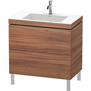 L-Cube Duravit vasque LC6937O7979 80 x 48 cm, trou pour robinet match2, noyer naturel, 2 2000