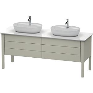 Duravit Luv Duravit sous-lavabo LU9567B6060 178,3x57x74,3cm, Taupe Seidenmatt , 2 tiroirs, 2 coulissants, debout