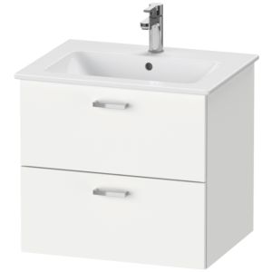 Duravit XBase Waschtisch-Unterschrank XB612001818 60x55,2x47,5cm, weiß matt, 2 Schubkästen