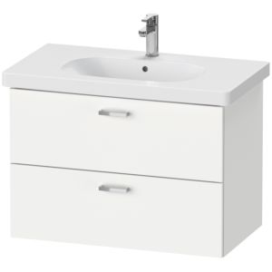 Duravit XBase Waschtisch-Unterschrank XB619001818 80x56x45,8cm, weiß matt, 2 Schubkästen