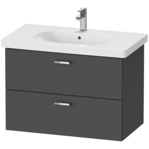 Duravit XBase Duravit XB619004949 80x56x45.8cm, graphite mat, 2 tiroirs