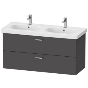 Duravit XBase Duravit XB619404949 115x56x45.8cm, graphite mat, 2 tiroirs