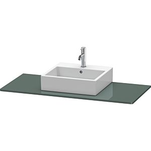 Duravit console XSquare XS060D03838 80x55cm, avec découpe 2000 , Dolomiti Grey brillant