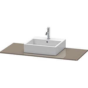 Duravit console XSquare XS060D08989 80x55cm, avec découpe 2000 , gris flanelle brillant