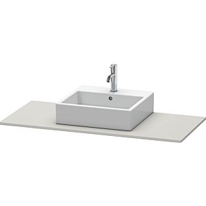 Duravit console XSquare XS060F00707 120x55cm, avec découpe 2000 , gris béton mat