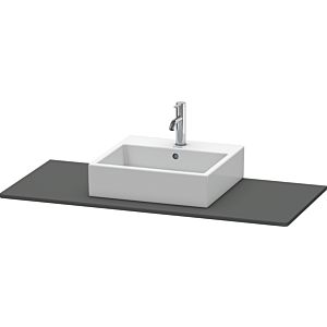 Duravit XSquare console XS060F04949 120x55cm, with 2000 cutout, Graphit matt