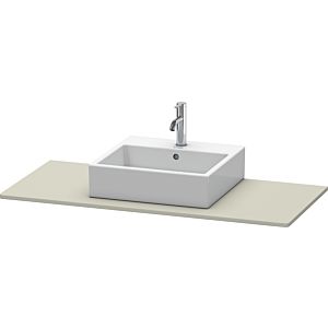 Duravit XSquare console XS060F06060 120x55cm, with 2000 cutout, Taupe silk matt