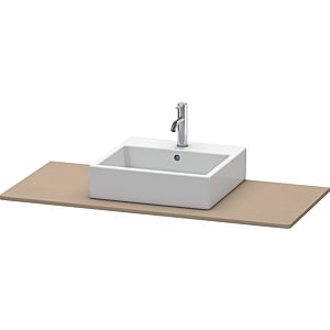 Duravit XSquare Konsole XS060F07575 120x55cm, mit 1 Ausschnitt, Leinen