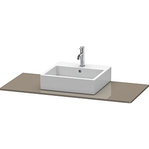 Duravit console XSquare XS060F08989 120x55cm, avec découpe 2000 , flanelle gris brillant